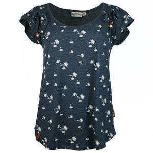 NAKETANO Romantic Dandelion Print Shirt